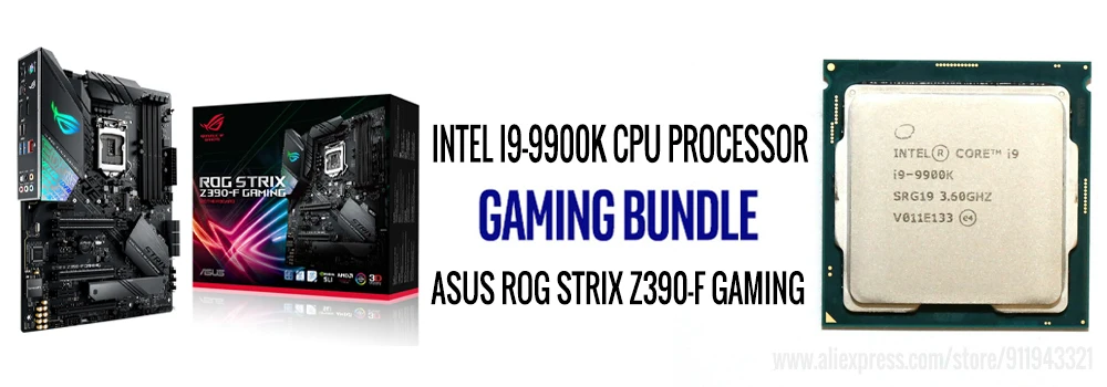 Asus ROG STRIX Z390 F GAMING With Intel Core i9 9900K Motherboard