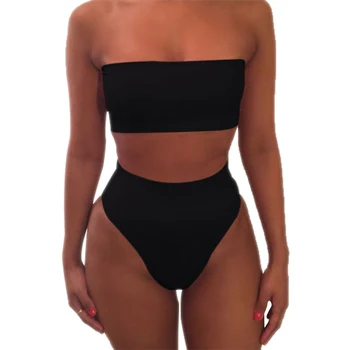 

Sexy bikini off Bandage Swimsuit Female bra Briefs suits 6 colors Two-piece swimwear Backless simple women Swimming Beachwear