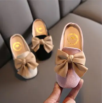 

Bowknot Sandals Kids Slippers Children Infant Baby Girls Casual Shoes Chausson Enfant Solid Baby Slippers Size 26-35