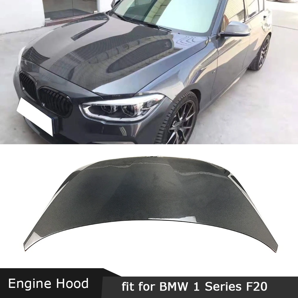 Для BMW 1 серии F20 хэтчбек 2016 2018 крышка переднего двигателя капота из углеродного