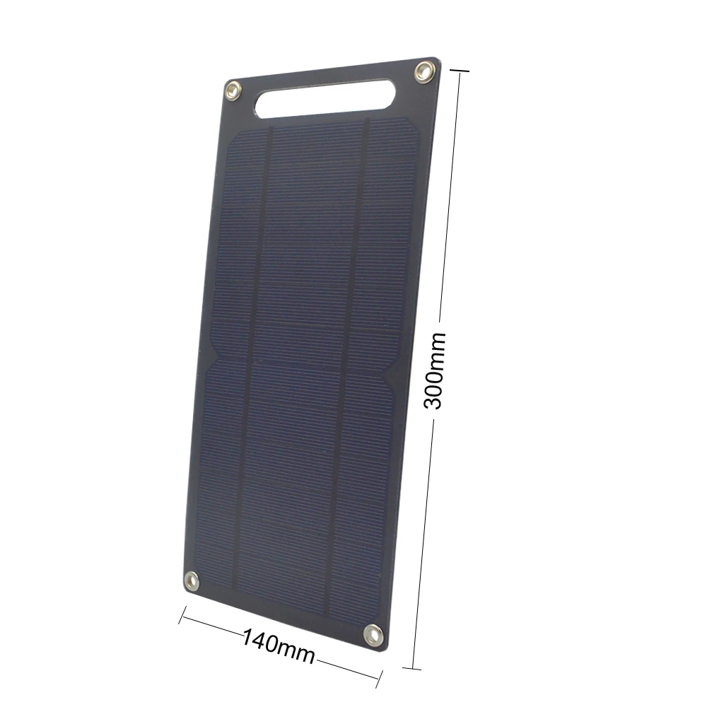SUNWALK 6 Вт 5 В полугибкая солнечная панель зарядное устройство 5 в 1 а солнечное зарядное устройство с регулятором напряжения Зарядка для iPhone 5 в устройство