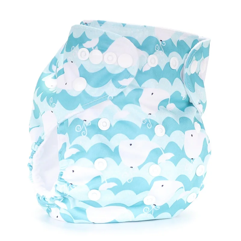 Baby Cloth Diapers Reusable Nappies Character Unisex Baby Care Pants Waterproof Pocket Cloth Diaper Baby Shower Gifts - 4