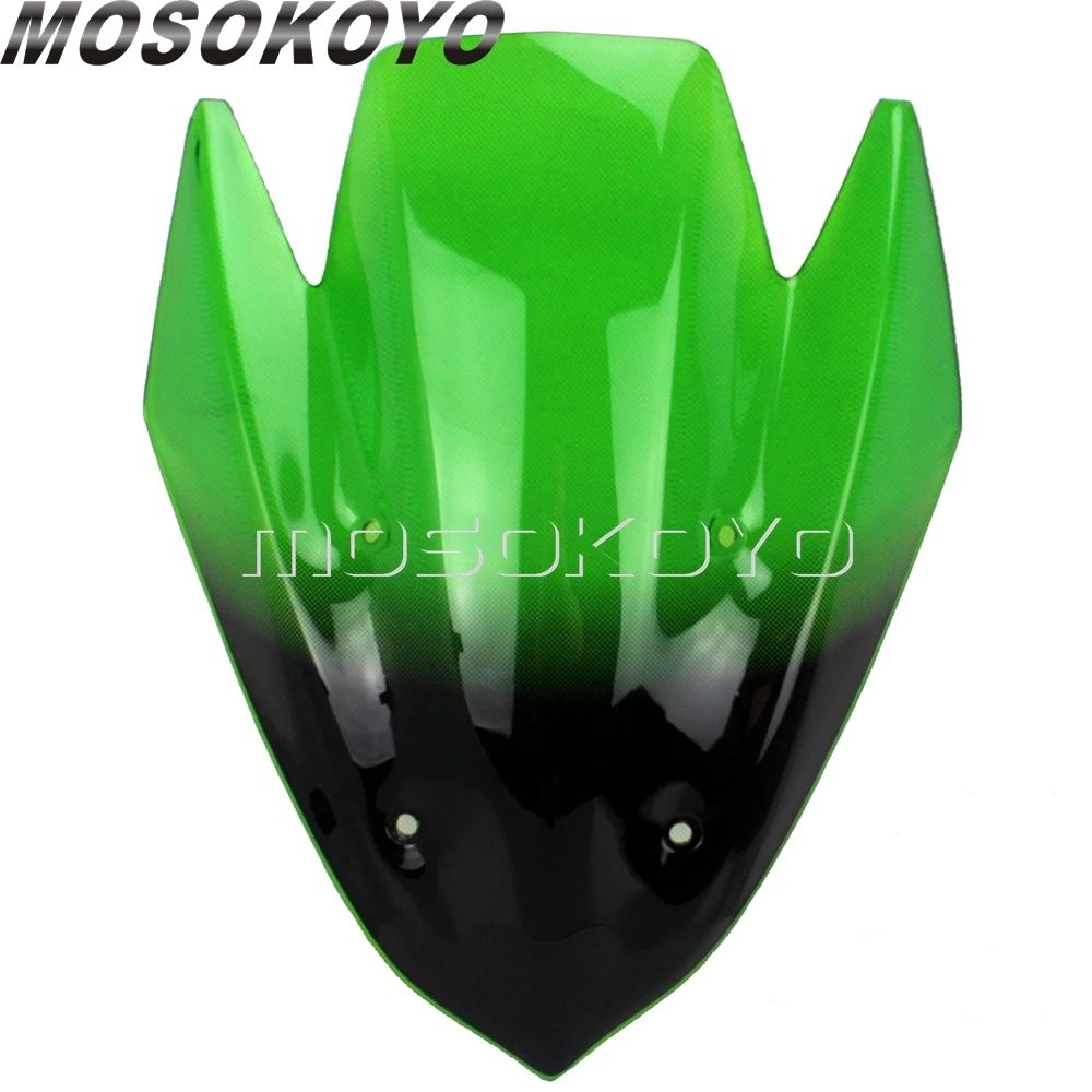 Мотоцикл болт ветрового стекла-на Ветер Дефлектор экран для Kawasaki Z 1000 Z1000 2010-2012 2013 - Color: Green