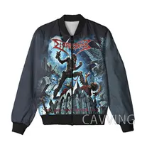 New Fashion  Women/Men's  3D Print  Dismember  Band  Zipper Bomber Jackets Men Overcoat Mens Coat Zip Up Jackets 1