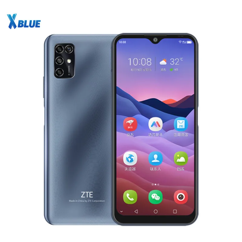 ZTE Blade V2020 Smart 6.82 "5000mAh TFT 1640x720 4GB 128GB téléphone portable 16MP côté empreinte digitale reconnaissance de visage OTG téléphone portable | AliExpress