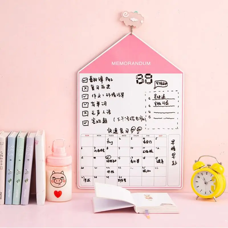 A3 Soft Magnetic Whiteboard Magnet Erase Board Drawing Refrigerator Calendar Pen