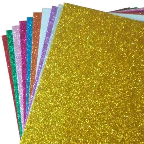 20*30 Cm Glitter Foam Paper Paper-Cut Scrapbook Sticker Kids DIY Craft Handmade Material Wedding Party Decoration Spong Paper random color mixing