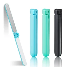 

1Pcs Double Sided Nail Files Blue Handle Strong Edge Manicure Sharpening Grooming Beauty Pedicure Foot Care Tools Accessories