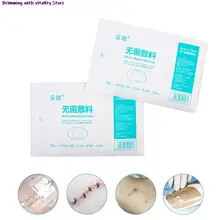 2Pc 6x7cm Sterile Indwelling Catheter Fixation Waterproof Wound Dressing Sticker