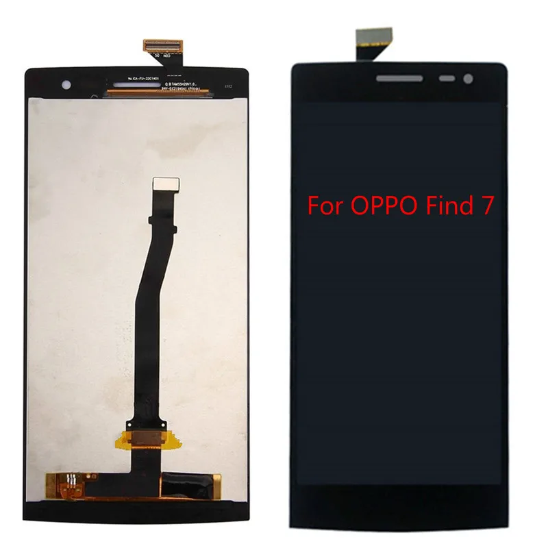 

For OPPO Find 7 X9007 X9006 Full LCD Display Touch Screen Digitizer Assembly Replacement Parts Mobile 100% Tested