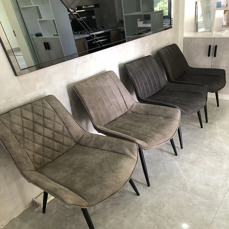 

Nordic INS Restaurant Furniture Chair Dining Room Modern Pu China Iron Chair Wood Kitchen Dining Chairs for Dining Rooms Sofa