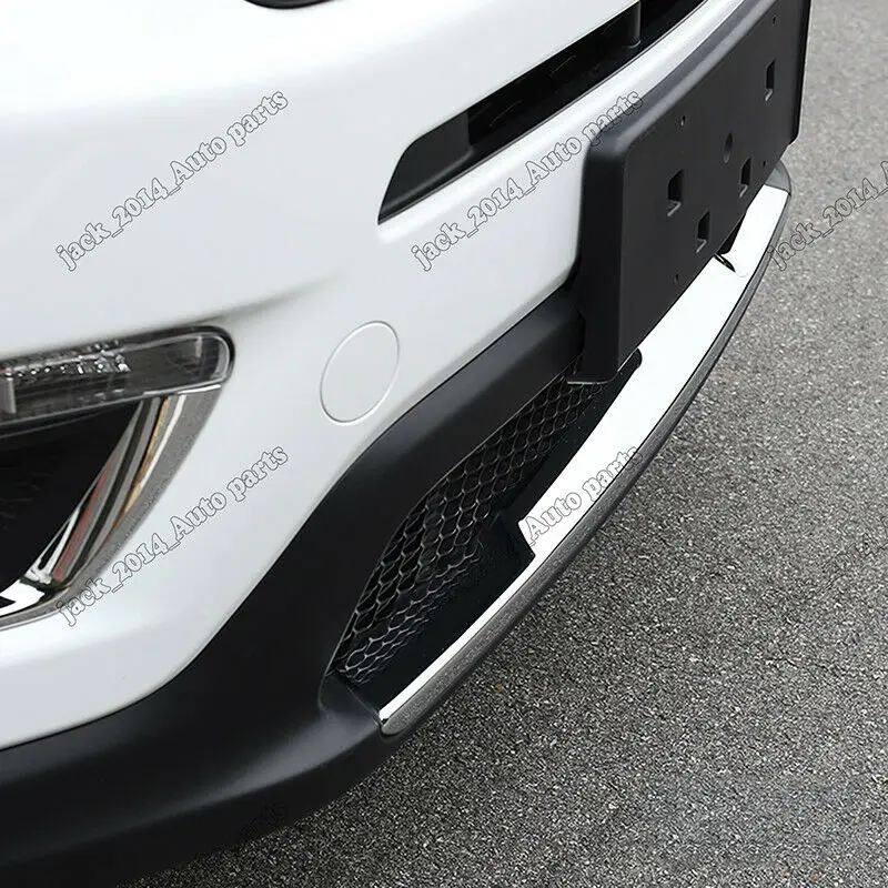 ABS Хромированная передняя решетка бампера Защитная крышка для Jeep Compass