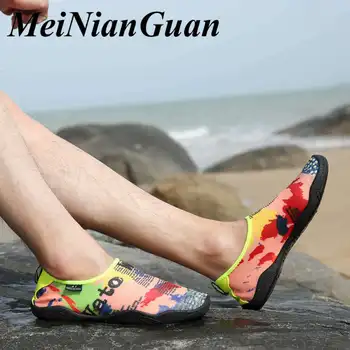 

Beach Vacation Man Casual Sneaker Big Plus Size Men Sneakers Solid Color Quick-drying Unisex Aqua Shoes Upstream Water Shoe G4