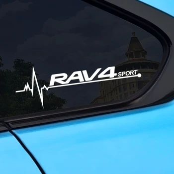 

Car Side Window Trim Vinyl Stickers Decals For Toyota RAV4 Accessories Auto Captivating Side Window Stickers Decoration Film