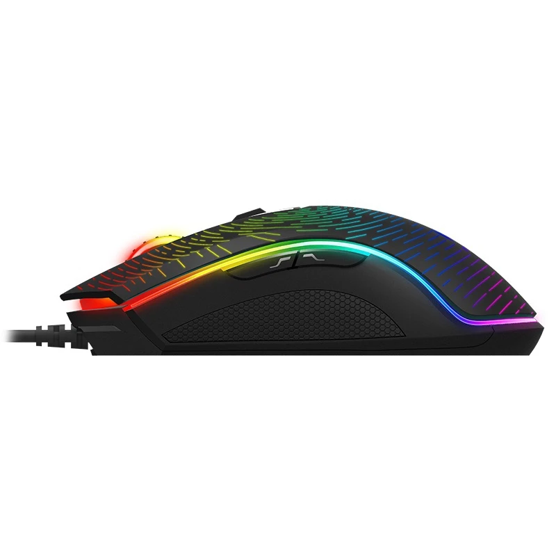 Мышь Rapoo V25S черный оптическая(7000dpi) USB2.0 игровая(5but