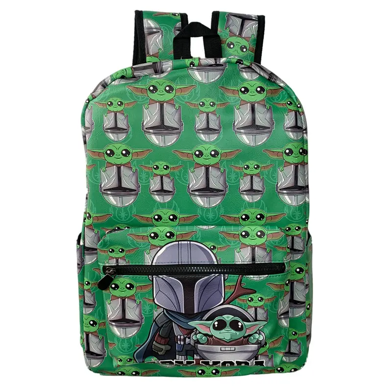 

Милый мультяшный Детский рюкзак, сумка для книг, темно-зеленая искусственная кожа, рюкзак для ноутбука, сумка, дорожные сумки для девочек, мальчиков, студентов, подарок