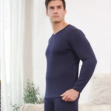 Зимний комплект теплого нижнего белья для мужчин, кальсоны для мужчин, утепленный комплект термобелья