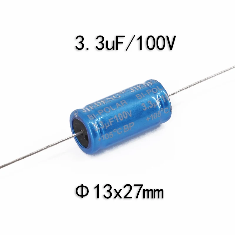 2pcs For JIEDENG 250V 1.0uF Crossover Polypropylene Non-Polarized Capacitor