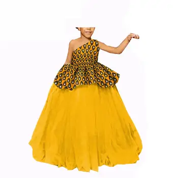 Benga Ankara One Hand Ball Gown