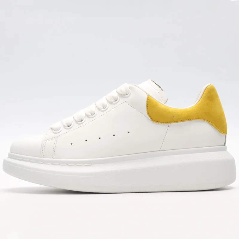 Casual Fashion White Sport Shoes For Women Genuine Leather Men Skateboarding Shoes Athletic Walking Ladies Sneakers Man Brand