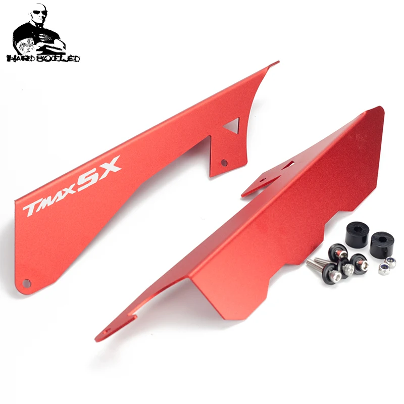 Tmax SX Red Аксессуары для мотоцикла, защита ремня для Yamaha Tmax T-max 530 DX SX, защита ремня мотоцикла, защитная крышка t max - Цвет: Tmax SX Red