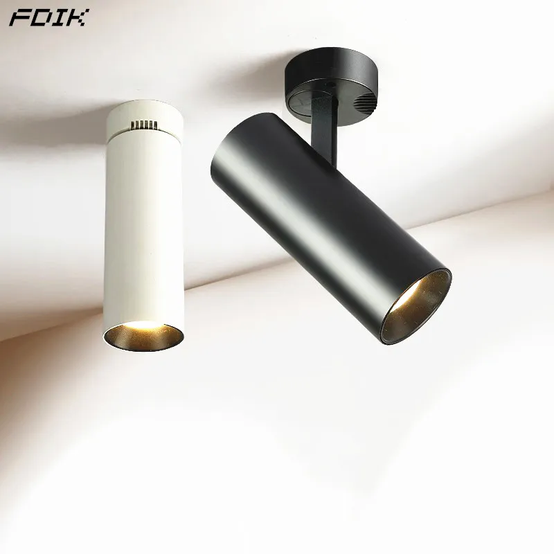 

Surface Mounted COB LED Downlights Foldable 360° Rotatable LED Ceiling Spot lights 10W15W20W LED Lamps Background Lighting