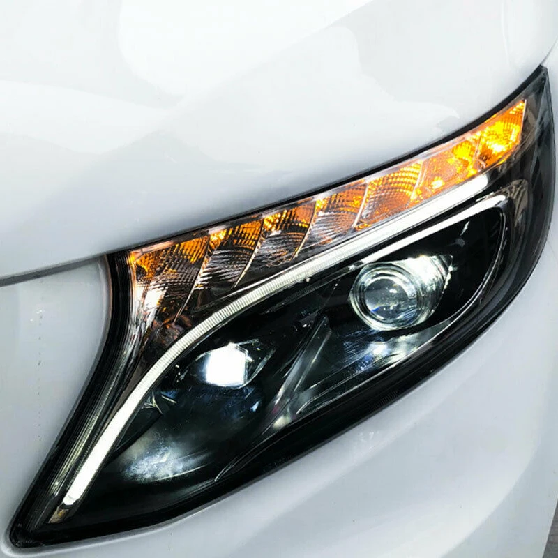 Car Styling for Benz V260 full LED Headlight- for Mercedes-Benz Benz vito LED Headlight DRL Bi-LED Lens auto Accessorie