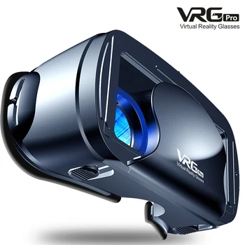 

HOT VRG Pro 3D VR Glasses Virtual Reality Full Screen Visual Wide-Angle VR Glasses For 5 To 7 Inch Smartphone Eyeglasses Devices