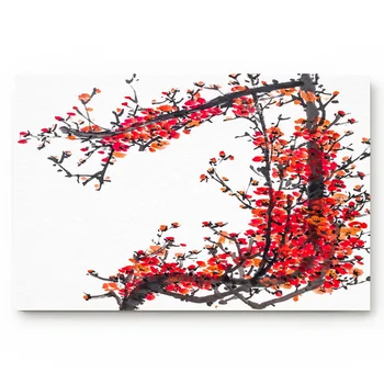 

Plum Branch Flower Plant Modern Bathroom Accessories Non-slip Doormat Living Room Kitchen Doormat