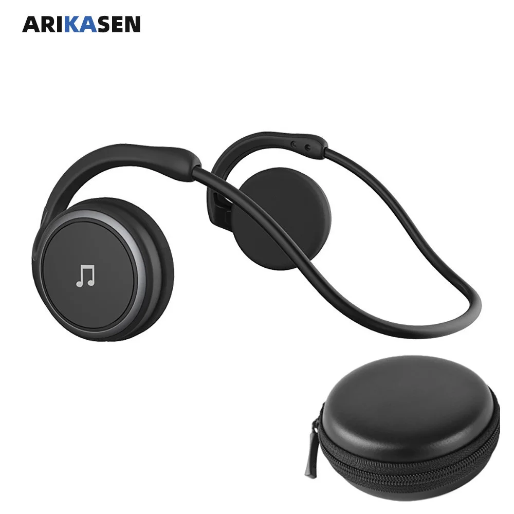 Hot Products! A6 Bluetooth 5.0 Headphones Sports Running Wireless Earphone comfortable 11 hours music Portable Bluetooth Headset with mic case