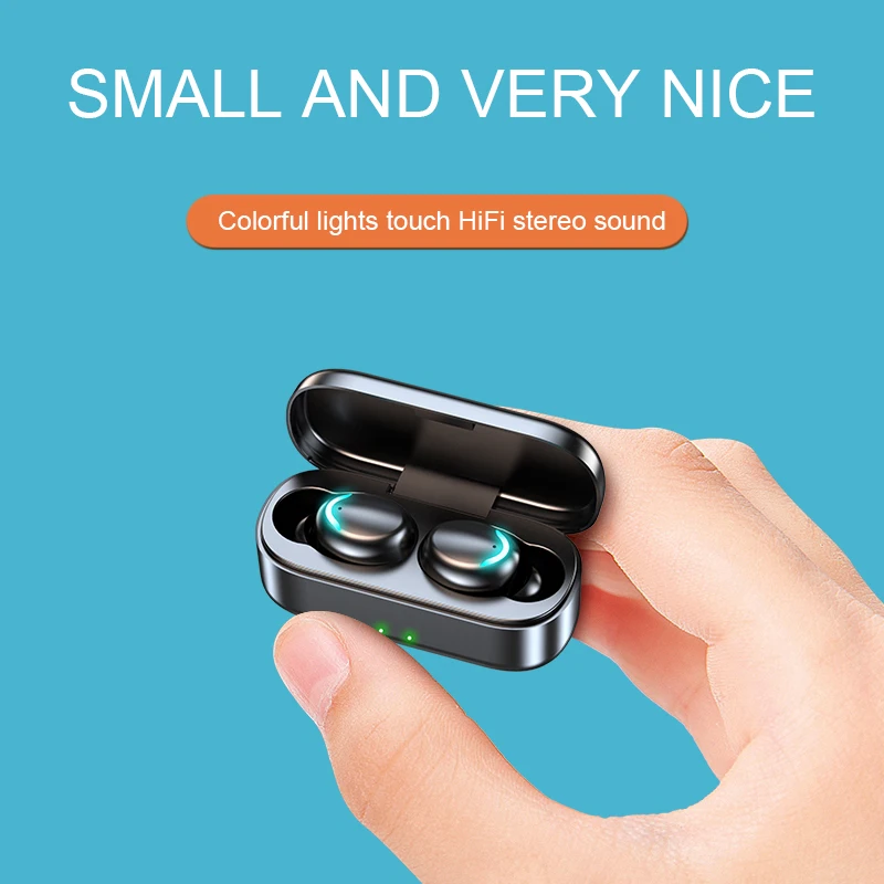 Raxfly Mini TWS Bluethooth Earphones Wireless Headphones HIFI Stereo Touch Control Sport Earbuds Headsets With Charging Box | Электроника
