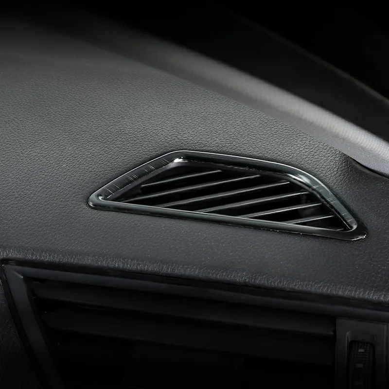 Lsrtw2017 дверей автомобиля звук Динамик вентиляционное отверстие приборной панели для хранения ручка Накладка для Skoda Superb интерьер Молдинги