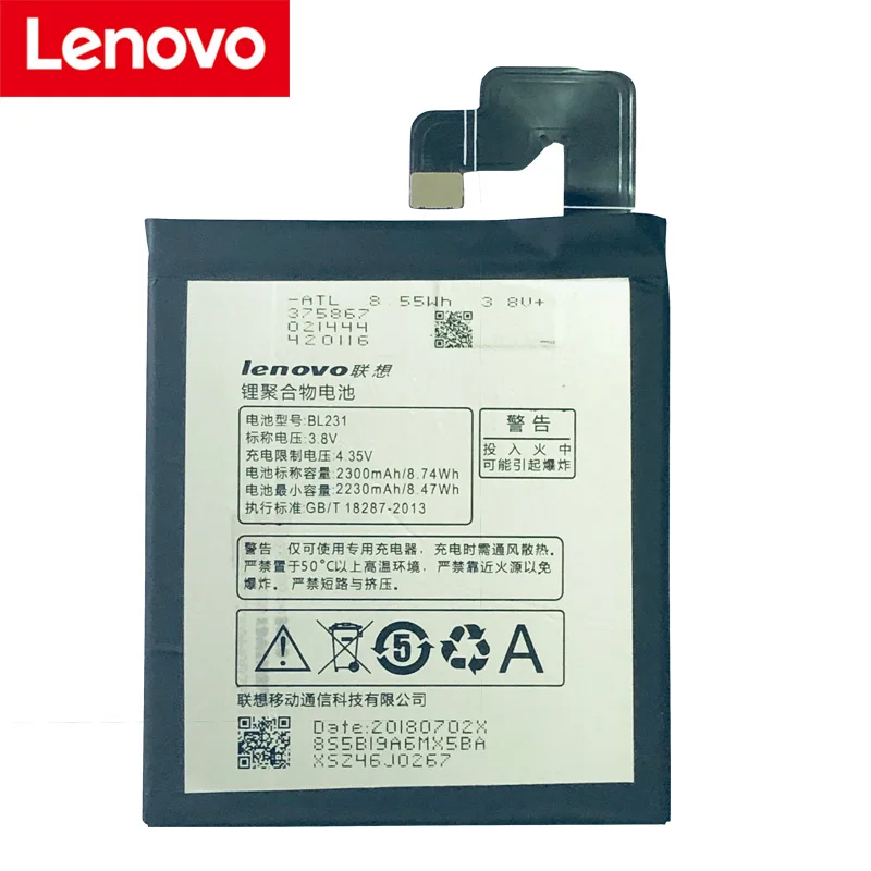 Новый оригинальный BL231 для Lenovo VIBE X2 S90 S90u новая литий-ионная сменная батарея 2300 мАч
