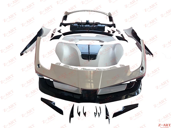 Z-ART модифицированный Комплект кузова для Ferrari 488- тюнинг тела комплект для Ferrari 488 GTB ремонт тела комплект аэродинамическая настройка Комплект