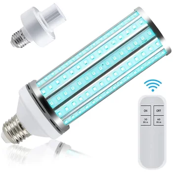 

2020 Newest E27 E26 UV sterilizer LED Light 60W Germicidal UV Light Germ Kill LED Light AC110V-277V Indoor UVC Lamp Sterilizer