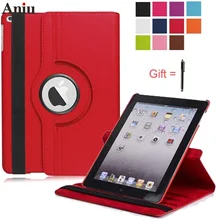 

Case for iPad 2 3 4 360 Degrees Rotating PU Leather Smart Cover for iPad Pro 11 2021 Funda 5th 6th 9.7'' Auto Sleep/ Wake Shell