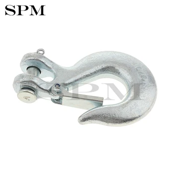 

5/16" Silver Half-Linked Winch Hook /Latch for ATV UTV Winches 6000 Lbs