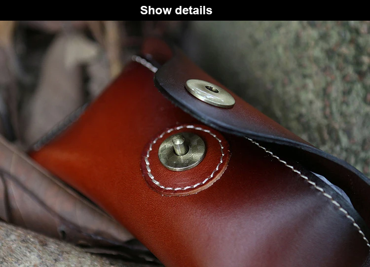 Fashion retro case for glasses high vegetable tanned leather glasses box case unisex Myopia Glasses Reading Eyewea specacle case
