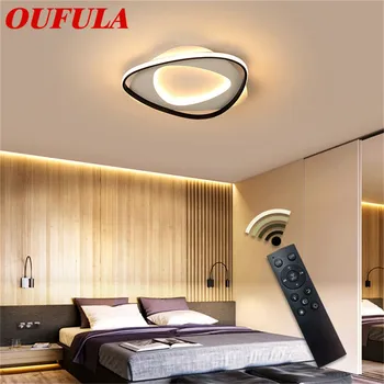 

OUTELA Ceiling Light Fixtures with Remote Control Dimmable Modern Decorative For Home Parlor Bedroom