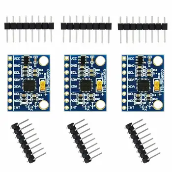 

Axis Accelerometer Gyroscope Sensor Module 16bit Ad Converter Data Output Iic I2c Diy Kit For Arduino