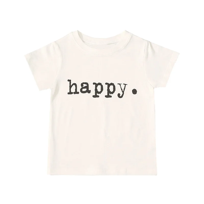 LHI33White Babyinstar/Детские футболки для девочек, костюм топы для девочек на день рождения, детская одежда футболка для мальчиков брендовая рубашка на День Благодарения для девочек - Цвет: LHI33White