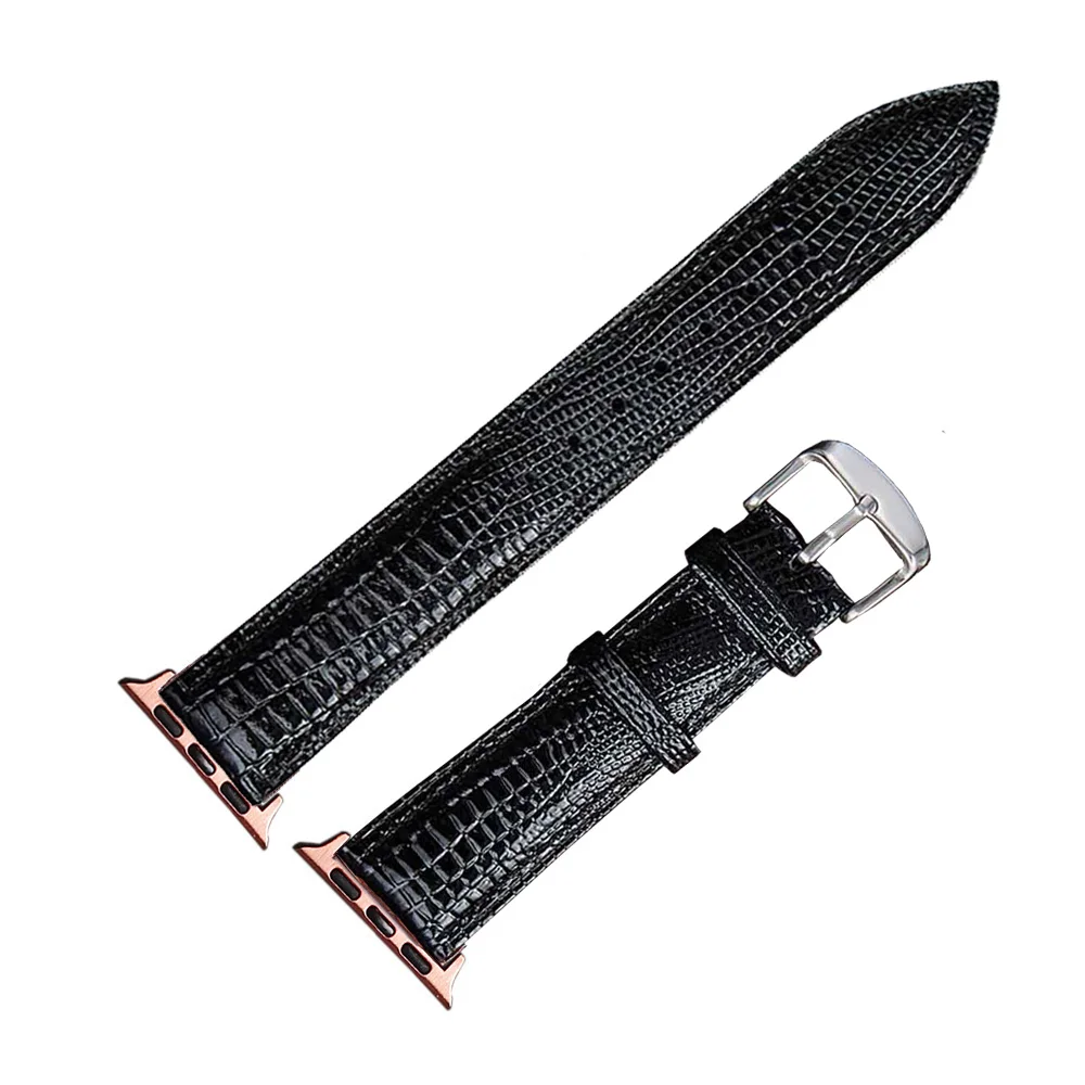 

Leather Apple Watch Strap for iWatch Series 6 5 4 3 2 1 SE 38mm 40mm 42mm 44mm Loop Men Women Watchband Black Brown Available