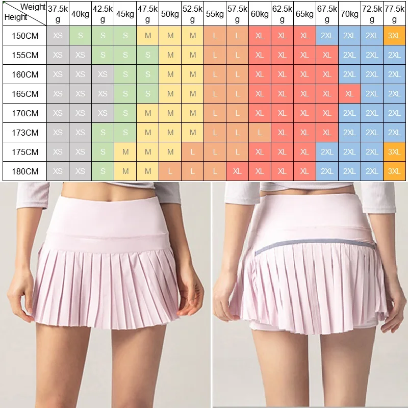 Cloud Hide Women Sports Tennis Skirts Golf Skirt Fitness Shorts High Waist Athletic Running Short Quick Dry Sport Skort Pocket sports skirt sports shorts