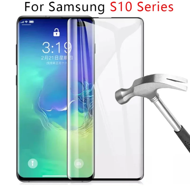 

2Pcs Protective Glass for Samsung s10 S 10 5G galaxy S10 Plus s10+ Screen Protector on Samsung Note 10+ note10 plus Glass Film