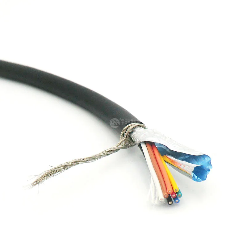 8 жильный Гибкий Экранированный Кабель 0 14 2 мм² контрольный провод 26awg 24awg 22awg