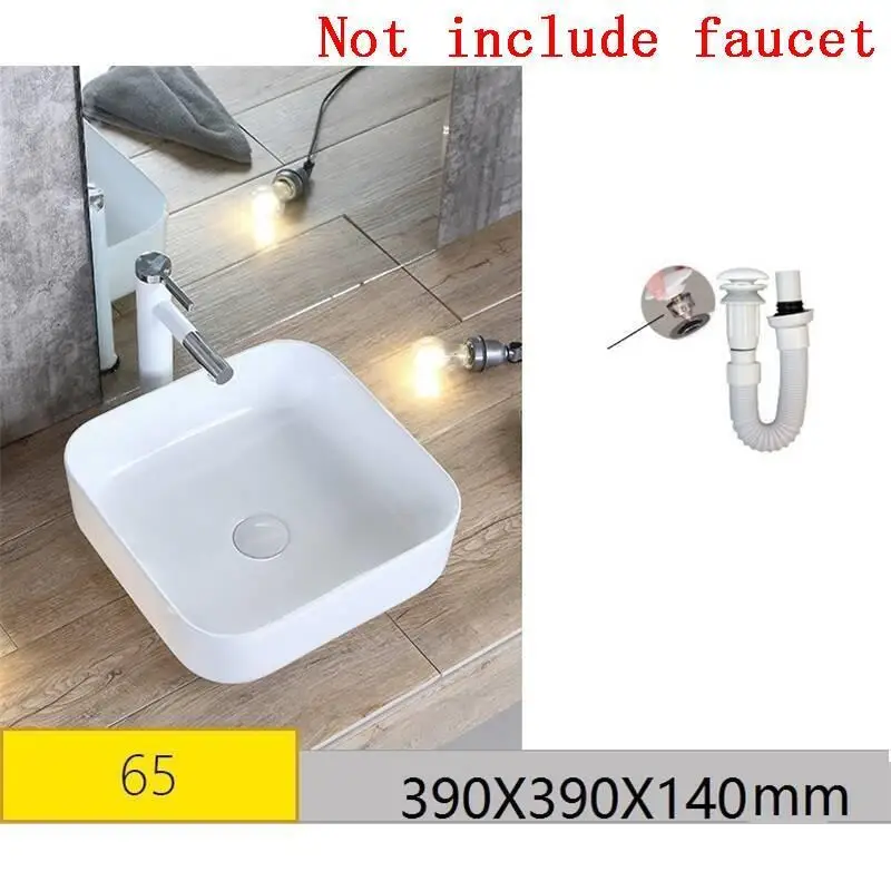 MODEL Q Lavandino Evier Bagno Lavatorio Туалет черный Куба Para Bassin Bacia De Lavagem Vanity Pia Banheiro раковина для ванной Lavabo - Цвет: MODEL Q