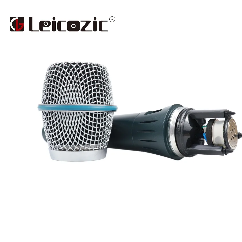 Leicozic 2 шт. BT87A 87A суперкардиоидный конденсаторный ручной микрофон для вокального микрофона проводной конденсаторный микрофон