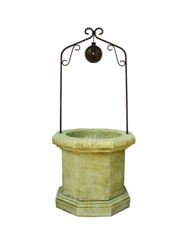 

Well Brocal decorative for garden in concrete-stone 90x90x202cm.