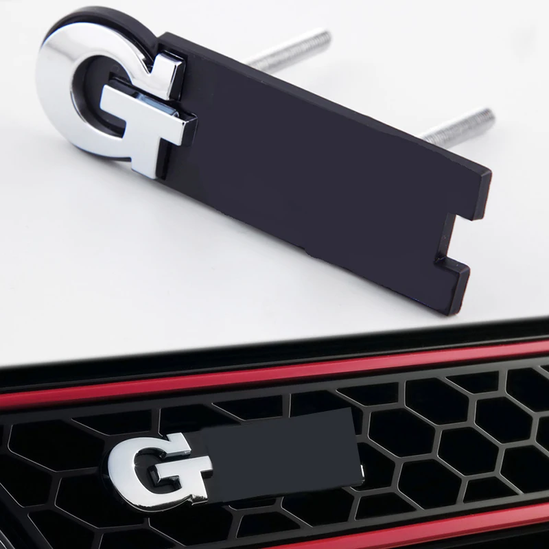 Автомобильная 3D хромированная металлическая наклейка для Volkswagen VW логотип GTI Golf 2 3
