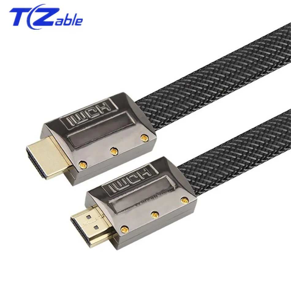 HDMI кабель UHD 4K 3D HDMI 2,0 HDR 1 м 1,5 м 2 м 3 м для разветвителя переключатель PS4 светодиодный ТВ-бокс xbox проектор компьютер цинковый сплав чехол